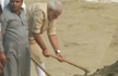 PM Modi With Spade Cleans Assi Ghat in Varanasi